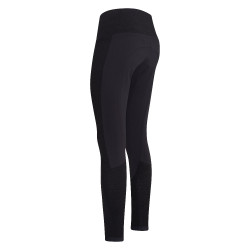 Reitleggings Euro-Star Breez FullGrip Schwarz Silber