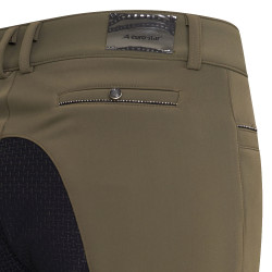 Reithose Euro-Star Arielle Winter FullGrip Khaki Gr&uuml;n
