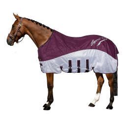 Couverture anti-mouches et pluie Imperial Riding Super-dry Bordeaux