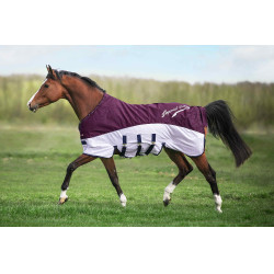 Couverture anti-mouches et pluie Imperial Riding Super-dry Bordeaux