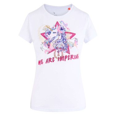 Lustiges T-Shirt Imperial Riding Happy Unicorn