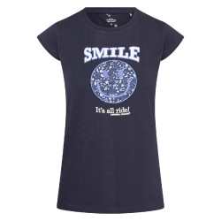T-Shirt Imperial Riding Smiley Flowers