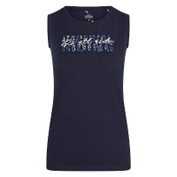 Imperial Riding Smiley Flowers Tanktop Marine g.g.A.