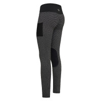 Reitleggings Imperial Riding Diamond Bubble Kneegrip Schwarz Reitleggings Imperial Riding Diamond Bubble Kneegrip Schwarz
