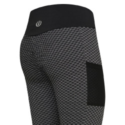 Reitleggings Imperial Riding Diamond Bubble Kneegrip Schwarz