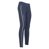 Reitleggings Imperial Riding Shiny Uni FullGrip Marineblau