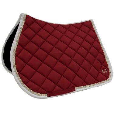 CSO-Satteldecke Fontainebleau T de T Bordeaux / Weiß CSO-Satteldecke Fontainebleau T de T Bordeaux / Weiß