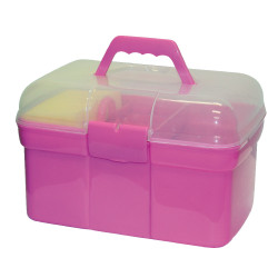 Putzbox 8-teilig für Kinder Kerbl Pink Rosa Putzbox 8-teilig für Kinder Kerbl Pink Rosa