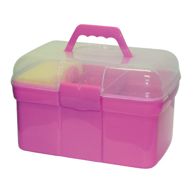Putzbox 8-teilig für Kinder Kerbl Pink Rosa Putzbox 8-teilig für Kinder Kerbl Pink Rosa