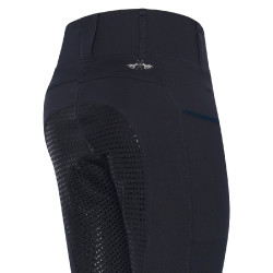 Reitleggings HV Polo Luci FullGrip Marineblau