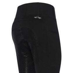 Reitleggings HV Polo Luci FullGrip Schwarz