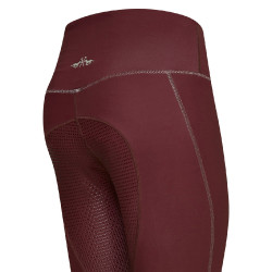 Reitleggings HV Polo Sporty Sue FullGrip Dunkle Beere Rot Reitleggings HV Polo Sporty Sue FullGrip Dunkle Beere Rot