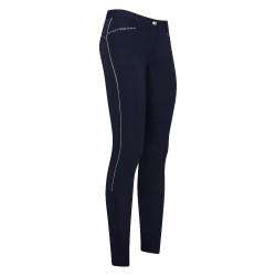 Reithose HV Polo Lux Winter FullGrip Marineblau