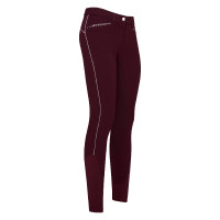 Reithose HV Polo Lux Winter FullGrip Dunkle Beere