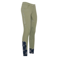 Reithose HV Polo Marijn Palm Springs FullGrip Grünes Öl