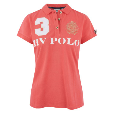 Polo Favouritas EQ HV Polo Helles Korallenrot Orange