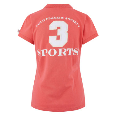 Polo Favouritas EQ HV Polo Helles Korallenrot Orange