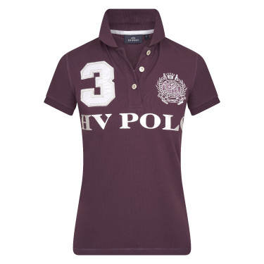 Polo Favouritas EQ HV Polo Pflaume / Silber Bordeaux