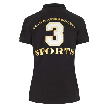 Polo Favouritas EQ HV Polo Schwarz / Gold