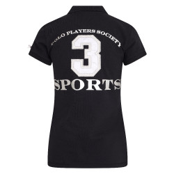 Polo Favouritas EQ HV Polo Schwarz Silber