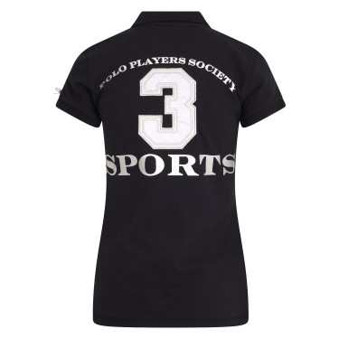 Polo Favouritas EQ HV Polo Schwarz Silber