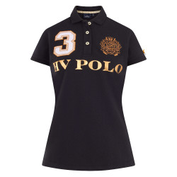 Polo Favouritas EQ HV Polo Schwarz / Rosa Gold