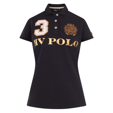 Polo Favouritas EQ HV Polo Schwarz / Rosa Gold