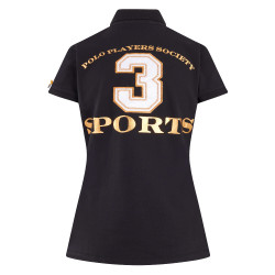 Polo Favouritas EQ HV Polo Schwarz / Rosa Gold