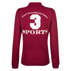 Langarm-Polo Favouritas EQ HV Polo Rot Rosa Langarm-Polo Favouritas EQ HV Polo Rot Rosa