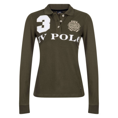 Langarm-Polo Favouritas EQ HV Polo Armee Grün Langarm-Polo Favouritas EQ HV Polo Armee Grün