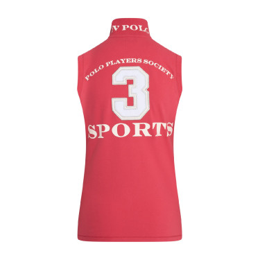 Ärmelloses Polo Favouritas HV Polo Erdbeere Rot