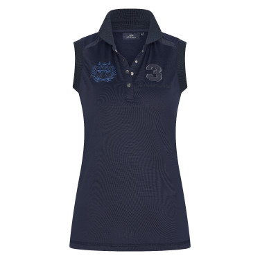 Ärmelloses Polo Favouritas Tech Luxury HV Polo Marineblau