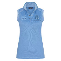 Ärmelloses Polo Favouritas Tech Luxury HV Polo Blaue Riviera