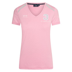 T-Shirt Favouritas Tech Kurzarm HV Polo Glückliche Rose Rosa