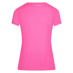 T-Shirt Favouritas Tech Kurzarm HV Polo Neon-Fuchsia Rosa