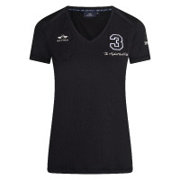 T-Shirt Favouritas Tech Kurzarm HV Polo Schwarz