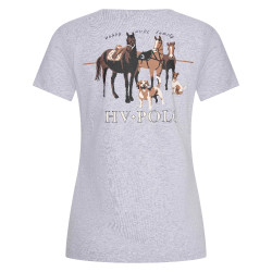 T-Shirt HV Polo Polo Family Graue Heide