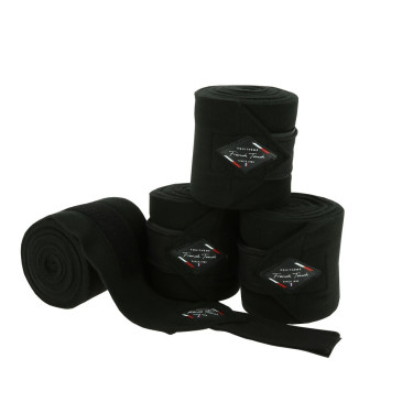 Polo-Bandagen Equithème French Touch Schwarz