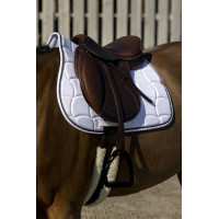 Satteldecke Equithème Shiny Weiß Weiß Satteldecke Equithème Shiny Weiß Weiß
