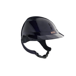 Casque d'équitation NACA Gravity XP carbone Bleu brillant carbone