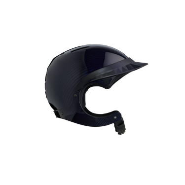 Casque d'équitation NACA Gravity XP carbone Bleu brillant carbone