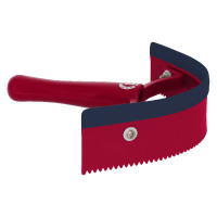 Gebogener PVC-Schweißmesser mit Gummi Imperial Riding Tango Rot