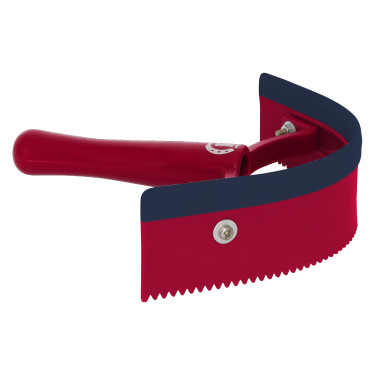 Gebogener PVC-Schweißmesser mit Gummi Imperial Riding Tango Rot