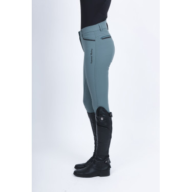 Reithose Imperial Riding El Capone High Waist FullGrip Dunkler Salbei Blau