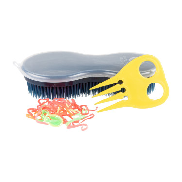 Perfektionsbürste mit elastischen Mähnen Imperial Riding Marineblau