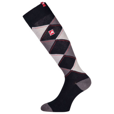 Euro-Star Polygiene Karosocken Schwarz / Taupe / Grau mel.