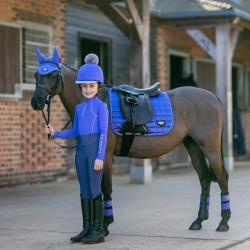 LeMieux Loire Dressur Schabracke Junior Bluebell Blau