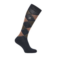 Euro-Star Polygiene Karosocken Marine / Mokka Blau