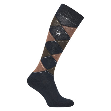 Euro-Star Polygiene Karosocken Marine / Mokka Blau