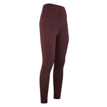Reitleggings Easy Rider Dietse FullGrip Kinder Pflaume Lila